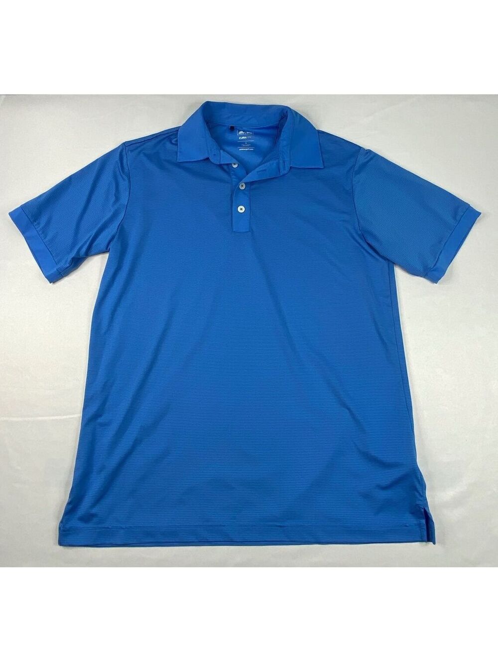 Adidas Golf Climalite Blue Short Sleeve Polo Shirt